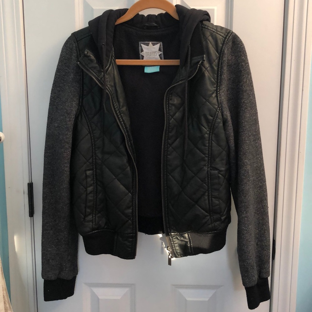Leather/Sweater Jacket🎁